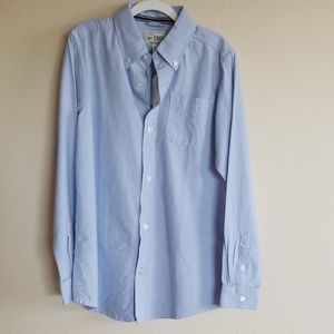 Button Down Collar Kids Shirt L 10/12